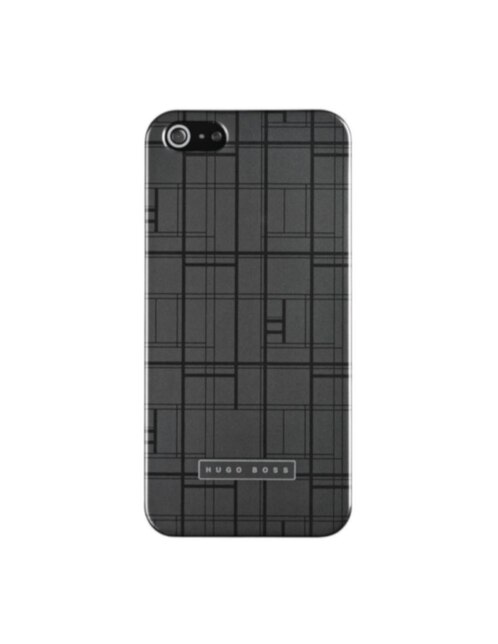 Funda para iPhone 5, 5s y SE Hugo Boss Catwalk gris