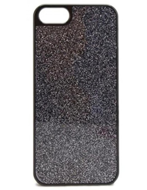 Funda para iPhone 5, 5S y SE Xqisit Glamor negra