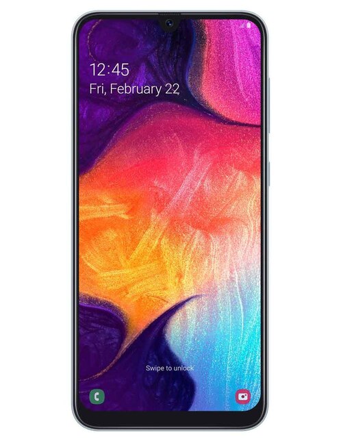 Samsung Galaxy A50 de 128 GB, blanco, Telcel en Liverpool