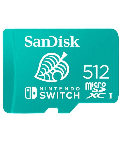 Memoria Micro SD Sandisk Nintendo Switch Oficial SDSQXAO-512G-GNCZN 512 GB