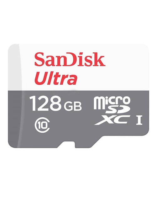Memoria Micro SD Sandisk 128 GB Graba Full HD SDSQUNR-128G-GN3MA