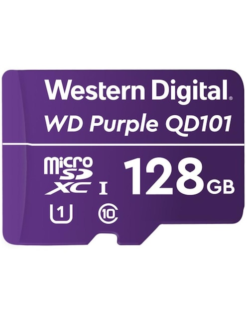 Memoria Micro SD 128GB Western Digital Purple Videovigilancia WDD128G1P0C