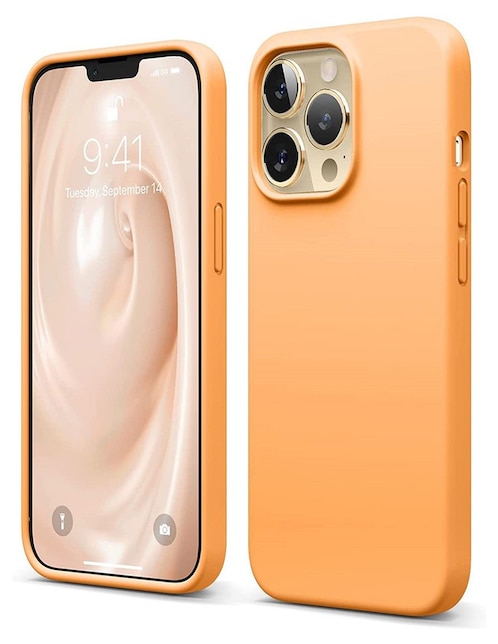 FUNDA PARA IPHONE, SIN TAMAÑO, NARANJA