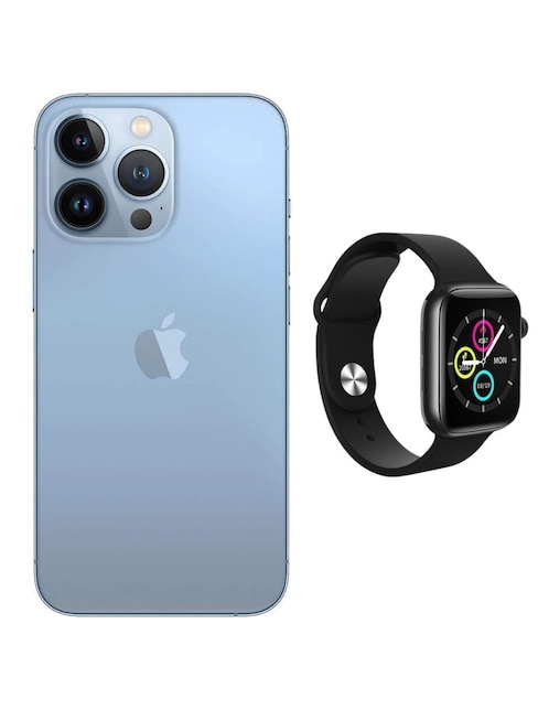 Apple iPhone 13 Pro Max 6.7 pulgadas Super retina XDR Desbloqueado reacondicionado + Smartwatch