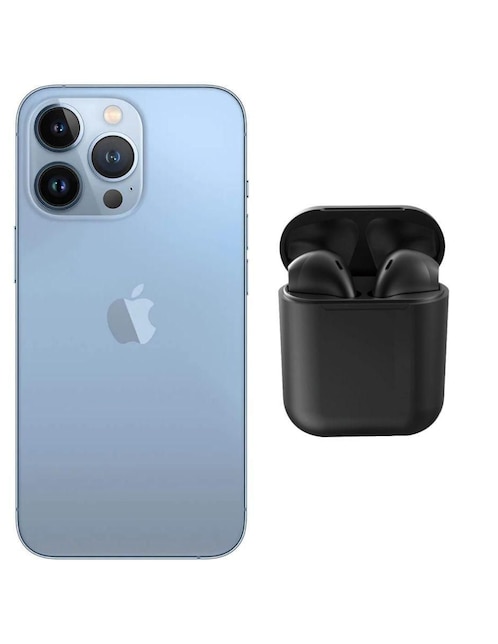 Apple iPhone 13 Pro Max 6.7 pulgadas Super retina XDR Desbloqueado reacondicionado + Audífonos