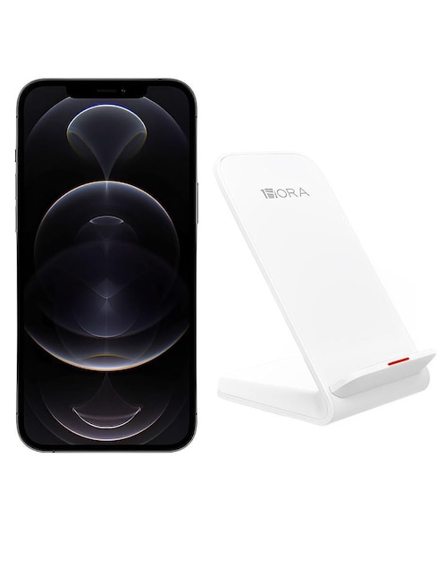 Apple iPhone 12 Pro Max Super Retina XDR 6.7 Pulgadas Desbloqueado Reacondicionado + Base Cargador