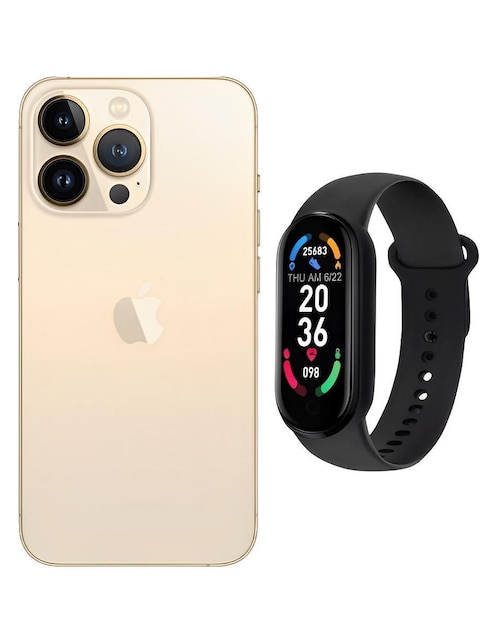 Apple iPhone 13 Pro Max 6.7 Pulgadas Super Retina XDR Desbloqueado Reacondicionado + Smartwatch