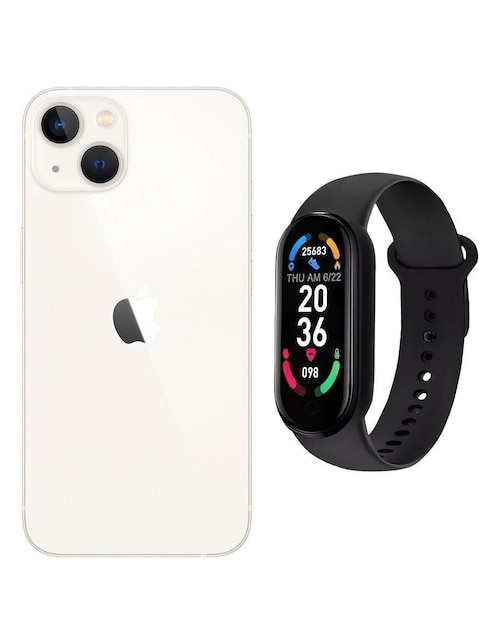 Apple iPhone 13 Super Retina XDR 6.1 Pulgadas Desbloqueado Reacondicionado + Smartwatch