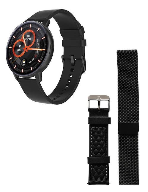 Box set Smartwatch Swiss Code Combo Classic 3 AMOLED unisex + extensibles