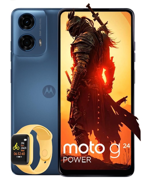Motorola Moto G24 Power LCD 6.6 pulgadas desbloqueado + smartwatch