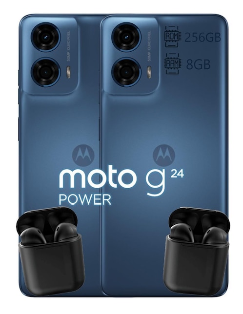 Set Motorola Moto G24 Power LCD 6.6 pulgadas desbloqueado + audífonos