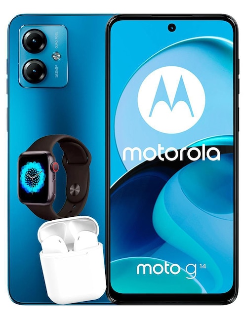 Motorola Moto G14 LCD 6.5 pulgadas desbloqueado Azul 128 GB