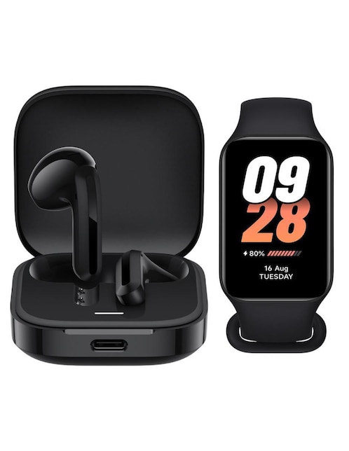 Audífonos True Wireless Xiaomi Redmi Buds 6 Active inalámbricos con cancelación de ruido Negro