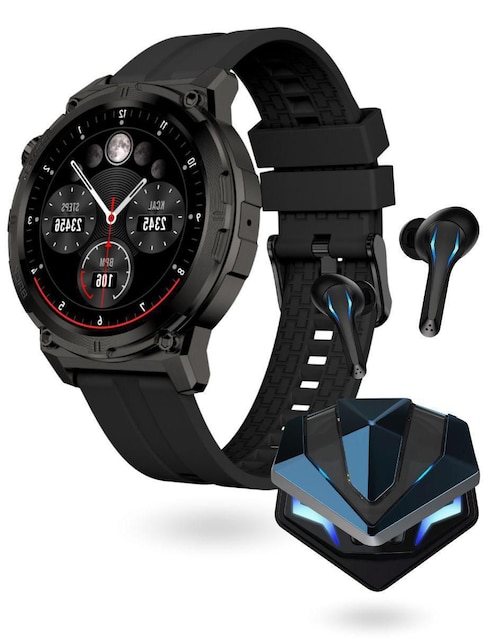 Smartwatch Binden Era Army para hombre + Audífonos