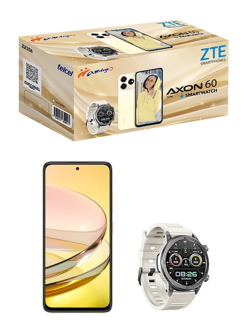 ZTE Axon 60 bundle LCD 6.7 pulgadas Telcel nuevo