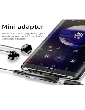 Adaptador Tipo C y 3.5 mm Baseus