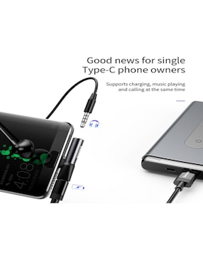 Adaptador Tipo C y 3.5 mm Baseus