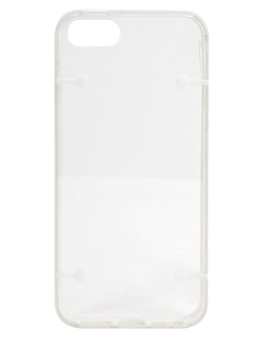 Funda para iPhone 5, 5S y SE Xqisit Iplate blanca