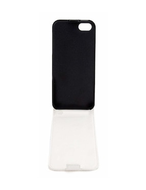 Funda para iPhone 5, 5S y SE Xqisit Flipcover blanca