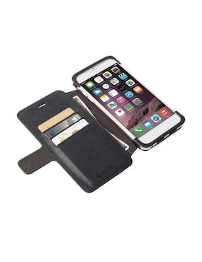 Funda para iPhone 6 y 6S Krusell FlipCase Malmo Stand negra
