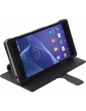 Funda Flipwallet Multiposición Malmö Xperia Z3 Krusell negro
