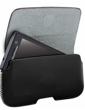 Funda vintage uso en cinturón Hector de Piel 3.5 Pulgadas Krusell negra