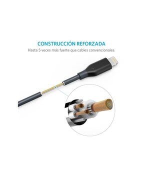 Cable Lightning Anker a USB A de 90 cm