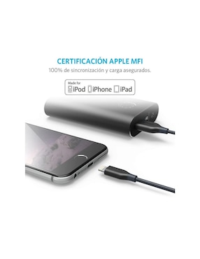Cable Lightning Anker a USB A de 90 cm