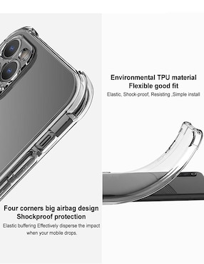 Funda iphone 12 max/iphone 12 pro de plástico