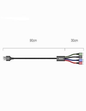 Cable Lightning Baseus a USB A de 2 m