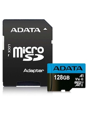 Memoria Micro SDXC 128GB Adata Clase 10 Juegos A1 Video Full HD V10 AUSDX128GUICL10A1-RA1