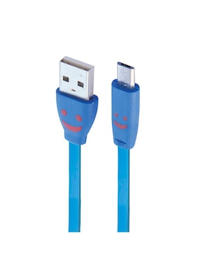 Cable Plano USB Micro USB Green Leaf