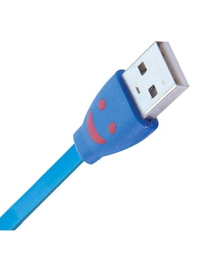 Cable Plano USB Micro USB Green Leaf