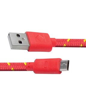 Cable Plano USB - Micro USB Green Leaf