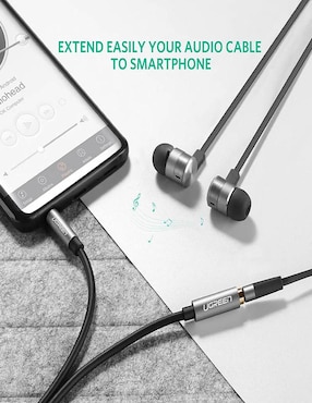Cable auxiliar 3.5 mm Ugreen de 3 m