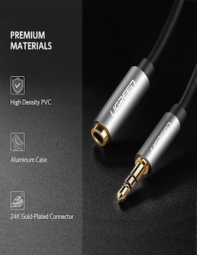 Cable auxiliar 3.5 mm Ugreen de 3 m