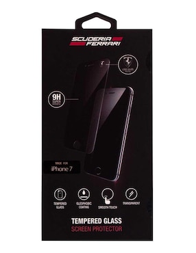 Mica Cristal Templado para iPhone SE, 6, 7, 8 Ferrari