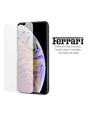 Mica Cristal Templado para iPhone XS Max Ferrari