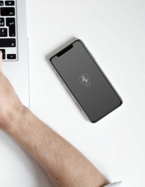 Mica Cristal Templado para iPhone X Ferrari