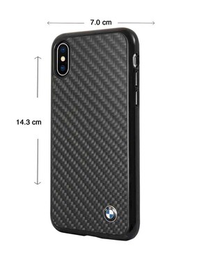 Funda iPhone X de fibra de carbono