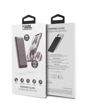 Mica Karl Lagerfeld Cristal Templado para iPhone XS Max