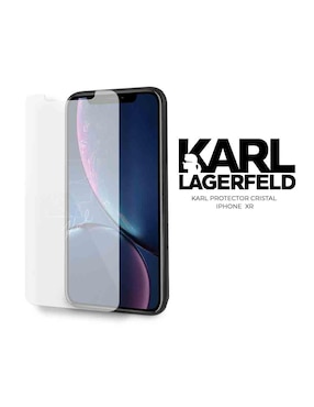 Mica Karl Lagerfeld Cristal Templado para iPhone XR