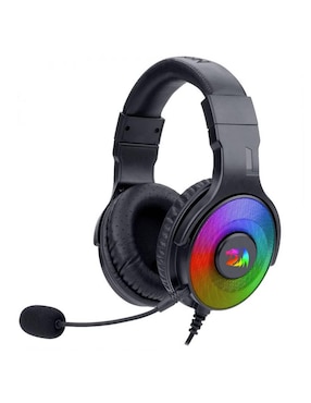 Audífonos Over-Ear Redragon H350RGB Inalámbricos Con Cancelación De Ruido