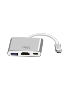 Adaptador USB-C a HDMI + USB + TIPO C Select Power ADAPC-SP