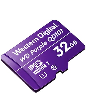 Memoria Micro SD 32GB Western Digital Purple Videovigilancia WDD032G1P0C