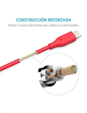 Cable lightning Anker a tipo USB A de 90 cm
