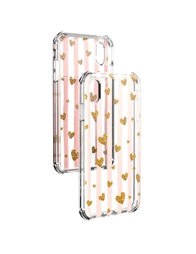 Funda Ballistic Jewel Mirage para iPhone Xs/X Corazones