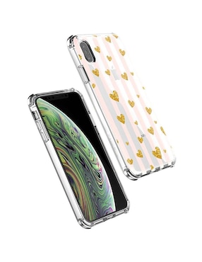 Funda Ballistic Jewel Mirage para iPhone Xs/X Corazones