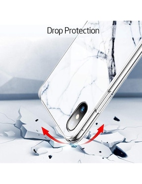 Funda ESR Mimic para iPhone Xs Max cristal marmol