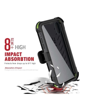 Funda con clip para iPhone Xs Max Ballistic TJ Maxx